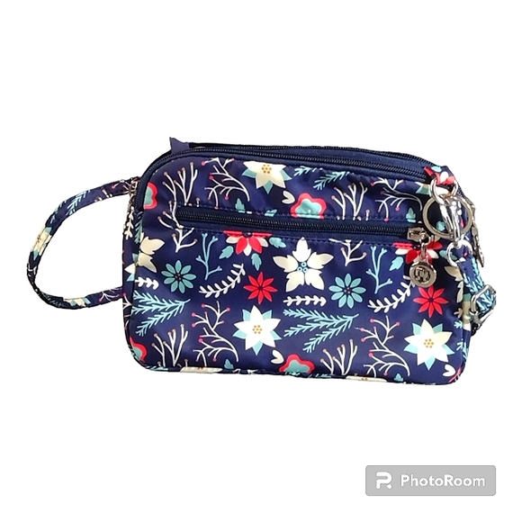 Jue L Shi Handbags - Joe L Shi Fashion navy crossbody bag.